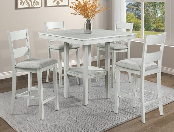 2631SET-DW.jpg 2631SET-DW LESTER 5-PK CTR HT TABLE DRIFT WOOD