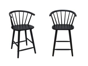 2981BK-24.jpg 2981BK-24 JANNA COUNTER HEIGHT STOOL-BLACK