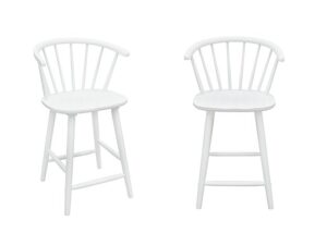2981WH-24.jpg 2981WH-24 JANNA COUNTER HEIGHT STOOL-WHITE