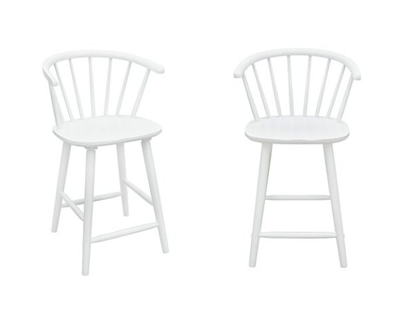 2981WH-24 JANNA COUNTER HEIGHT STOOL-WHITE