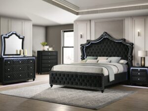 3705-kingdom-blk-bedroom-set-sideview-cnp-orig_orig.jpg Kingdom Black 4PC OR 5PC Set - Queen, King