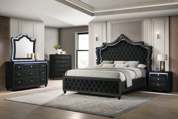 3705-kingdom-blk-bedroom-set-sideview-cnp-orig_orig.jpg Kingdom Black 4PC OR 5PC Set - Queen, King