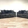 410-2pc-charcoal_orig.jpg 410 - Sofa and Loveseat Set (Charcoal)