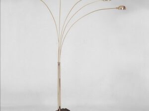 4888B-PEW-F PEWTER SHADE FLOOR LAMP 82"H