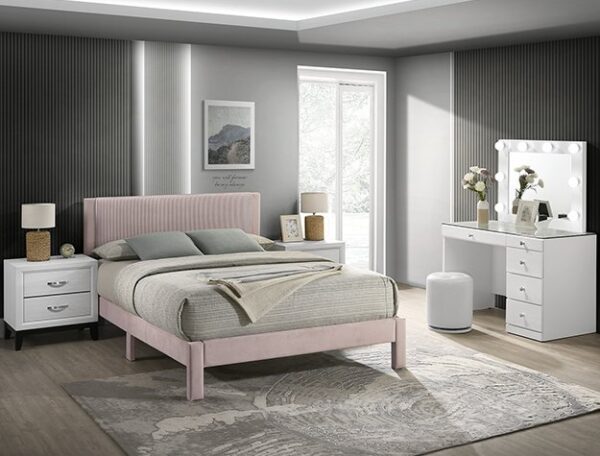 5097PK.jpg 5097PK LUCIA BED FRAME PINK