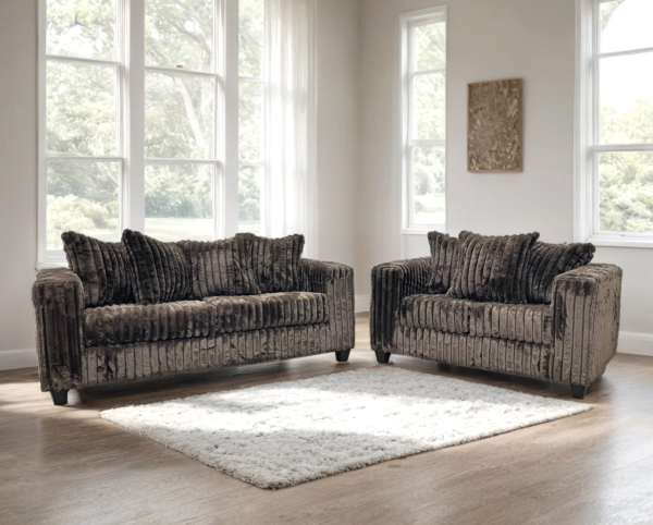 510-chocolate-2pc-2_orig.png 510 Chocolate - Sofa & Loveseat Set