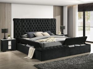 5203BK.jpg 5203BK LILIANA BLACK BED FRAME