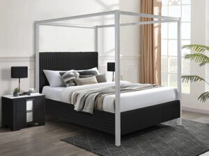 5262BK.jpg 5262BK CORA CANOPY BED BLACK