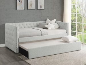 5335DV.jpg 5335DV-SET TRINA DAYBED - DOVE GRAY