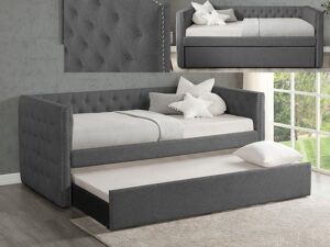 5335GG.jpg 5335GG-SET TRINA GUNMETAL GREY DAYBED