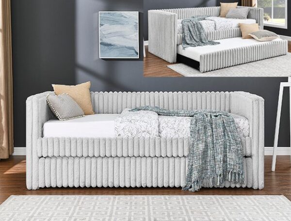 5339LG.jpg 5339LG-SET HAILEY DAYBED LIGHT GREY