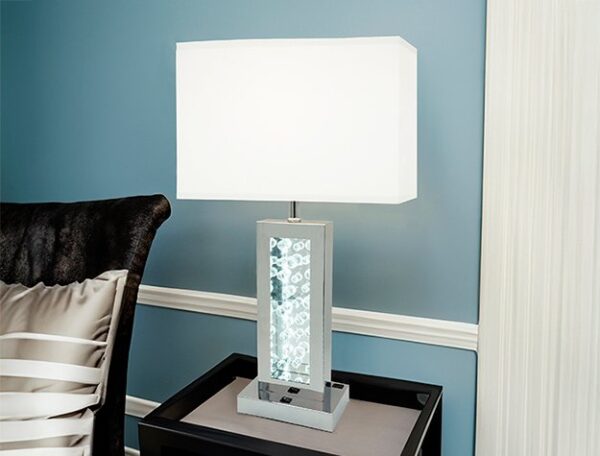 6247T MONICA LAMP CHROME-LED ACCENT