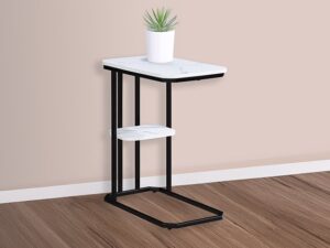 7267MB.jpg 7267MB IDA FAUX MARBLE CHAIRSIDE TABLE