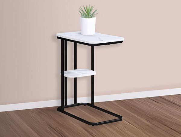 7267MB.jpg 7267MB IDA FAUX MARBLE CHAIRSIDE TABLE