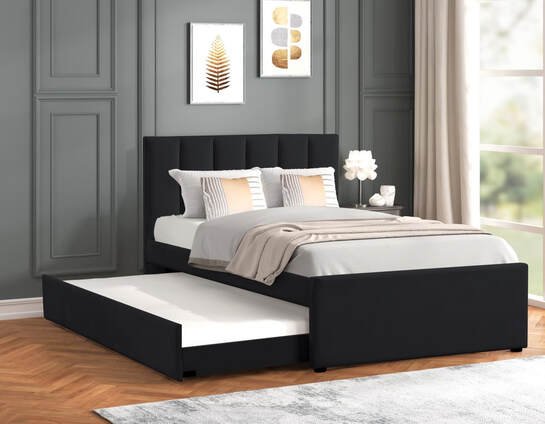 8a54da48-2aff-4e99-bb23-4c5cf7d4184e-1.jpg MAYA - Black Twin, Full Platform Bed w/ Trundle