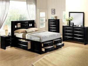 B4285.jpg SETB4285 EMILY BLACK STORAGE BEDROOM
