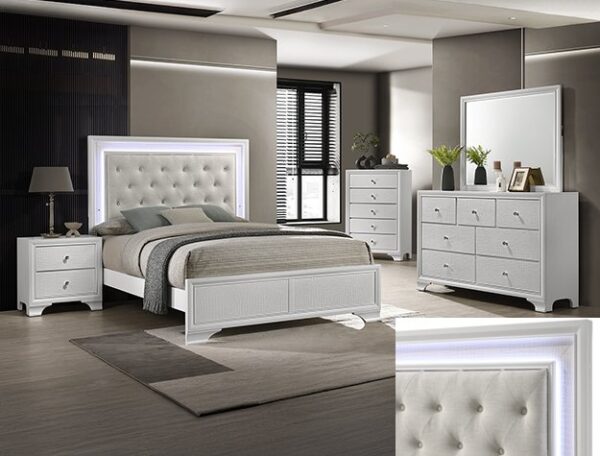 B4312.jpg SETB4312 LYSSA BEDROOM OAT/FROST