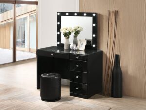 B4851BK.jpg B4851BKSET MORGAN VANITY SET BLACK
