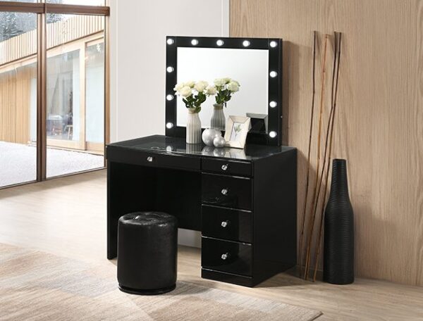 B4851BK.jpg B4851BKSET MORGAN VANITY SET BLACK
