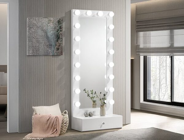 B4852WH-DB.jpg B4852WH-DB-SET LUXO TALL LIGHTED VANITY W/DRAWER