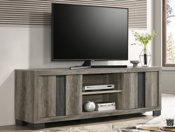 B6830-99.jpg B6830-99 RANGLEY TV STAND-GREY/BROWN