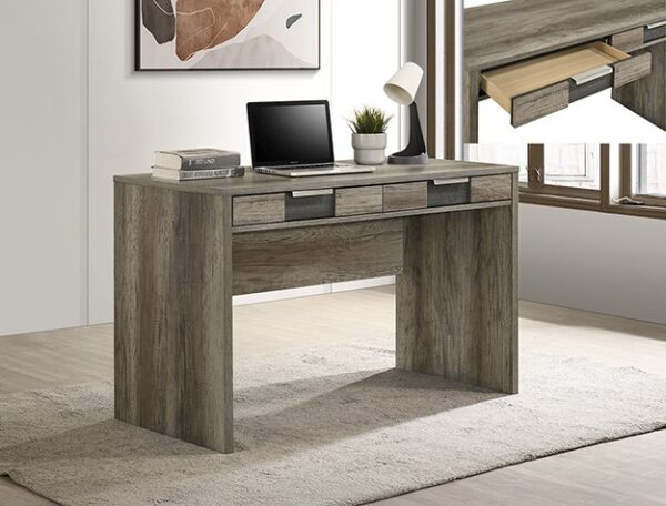 B6830-DESK.jpg B6830-DESK RANGLEY WRITING DESK-GREY/BROWN