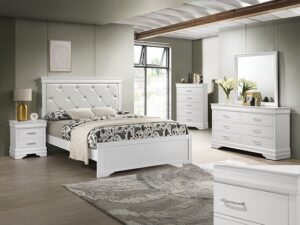 B6912.jpg SETB6912 AMALIA BEDROOM GROUP - WHITE