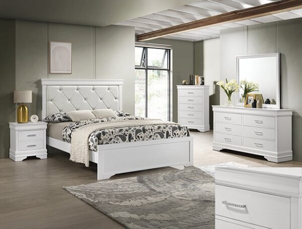 B6912.jpg SETB6912 AMALIA BEDROOM GROUP - WHITE