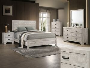 B9220.jpg SETB9220 MILLIE BEDROOM GROUP-WHITE