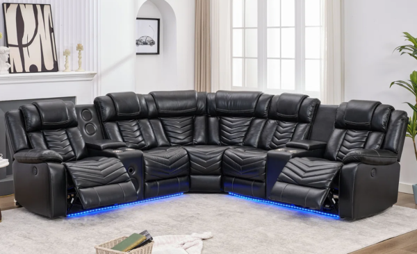 ace26-black_orig.png ACE26 Black Reclining Sectional