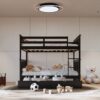 bb32_orig-1.jpg BB32 Full/Full Bunk Bed w/Twin Trundle Black