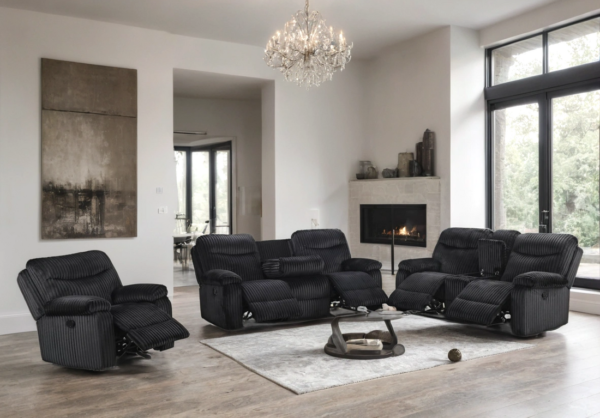 bravo-black_orig-1.png BRAVO - Black 3pc Reclining Set