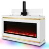 cb5ca283c188ea5851621912c1bac4d8_orig.jpeg A94 TV STAND W/FIREPLACE (WHITE)