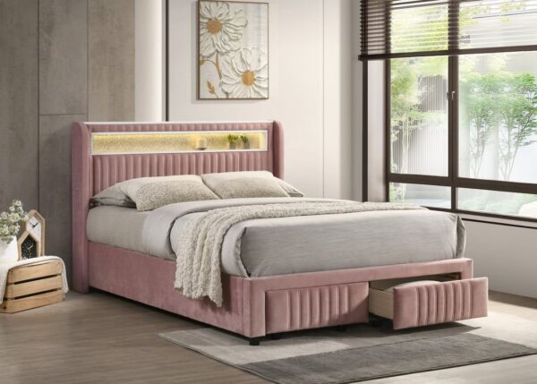 cupid-pnk-fs-sideview-cnp.jpg Cupid Pink Platform Bed - Twin, Full