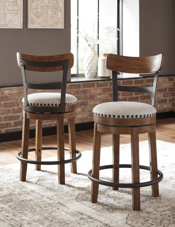 d546-424-2_orig.jpg D546-424 - 24" COUNTERHEIGHT Swivel Barstool