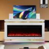 e983b998a2b152a31be866f3d0d57614_orig.jpeg A94 TV STAND W/FIREPLACE (WHITE)