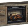 EW0446-268 - TV Stand w/Fireplace 60" L