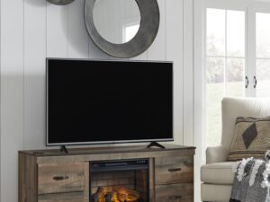 EW0446-268 - TV Stand w/Fireplace 60" L