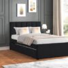 f94b3377-14e6-4356-b5f3-4790a532a309-1.jpg MAYA - Black Twin, Full Platform Bed w/ Trundle
