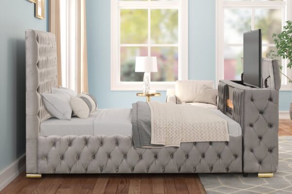 future-gray-3_orig.jpg Future Gray Platform Bed - Queen, King