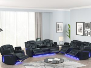 hulk20-2_orig.jpg Hulk20 Black - 3PC Reclining Set