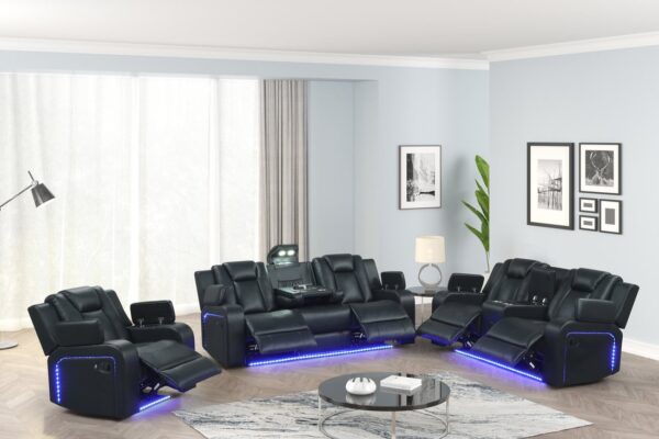 Hulk20 Black - 3PC Reclining Set