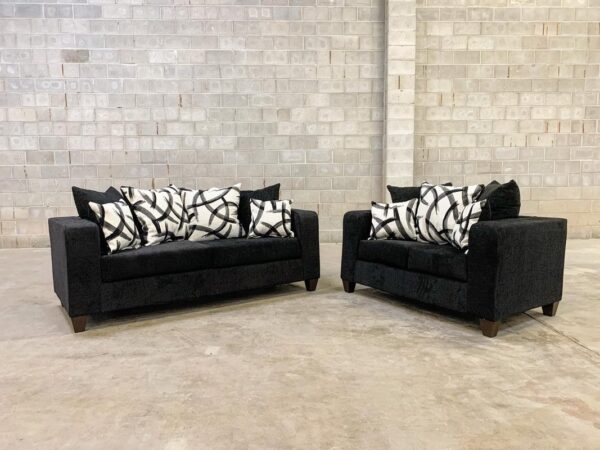 img-0840_orig.jpg 110 - Black Sofa & Loveseat Set