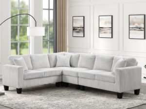 loganbeige_orig.jpg Logan Beige - Reversible Sectional (Cord Fabric)