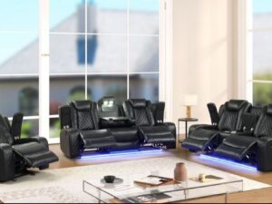 Luz Black - 3PC Reclining Set