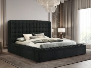 madonna-black-2.jpg Madonna Black Platform Bed - Queen, King
