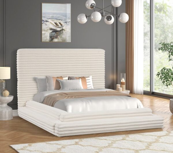 mariahbeige-3_orig.jpg Mariah Beige Platform Bed - Queen, King