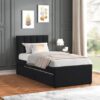maya-black-1-1.jpg MAYA - Black Twin, Full Platform Bed w/ Trundle