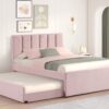 maya-pink-2-1_orig-1.jpg MAYA - Pink Twin, Full Platform Bed w/ Trundle