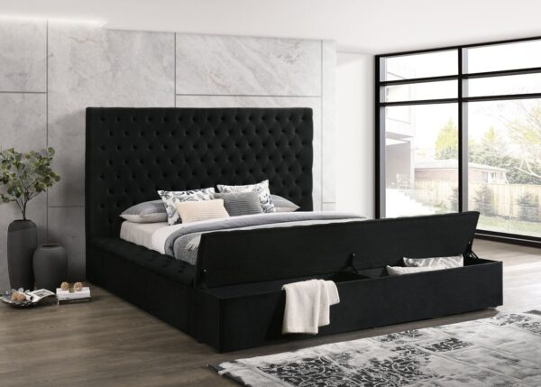 paris-black_orig.jpeg Paris Black Platform Bed Queen, King